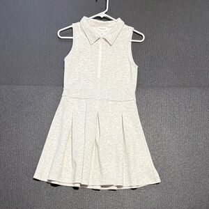 Women’s Sporty Sleeveless Light Gray Dress